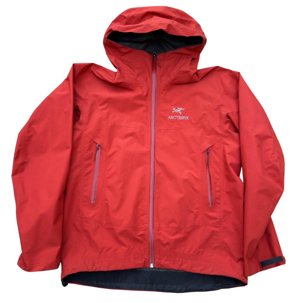Arc'teryx Beta SL Jacket Mens M Red Hood Goretex Softshell Rain Gorpcore Outdoor